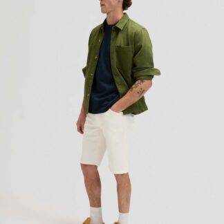 Lee 5 Pocket Denim Shorts White