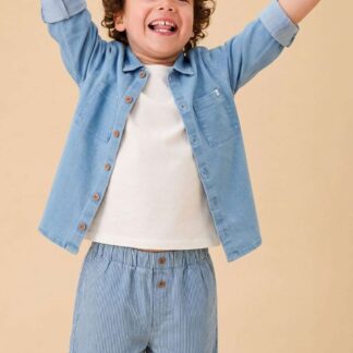 MORI Denim Shirt (3 Months-4 Years) Blue Denim