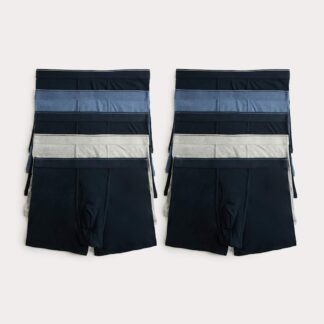 M&S 10 Pack Cotton Rich Cool & Fresh™ Trunks Denim Mix