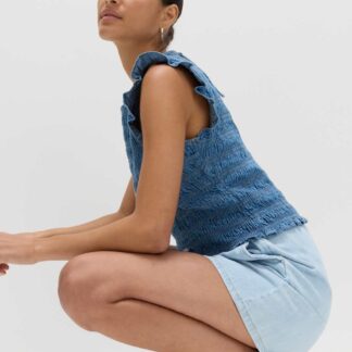 M&S 2 Pack Cotton Rich Pull On Denim Shorts Ecru Mix