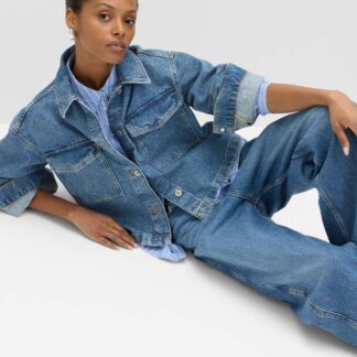 M&S Denim Shacket Medium Indigo