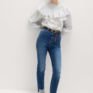 M&S Harper Supersoft High Waisted Jeans Medium Indigo
