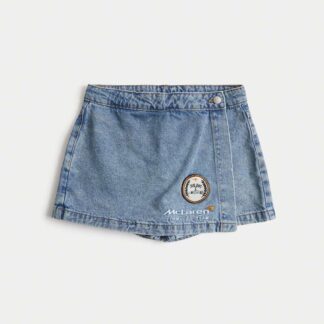 M&S McLaren™ Denim Skort (6-16 Yrs) Denim