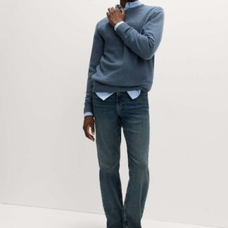 M&S Straight Fit Comfort Stretch Jeans Blue Tint