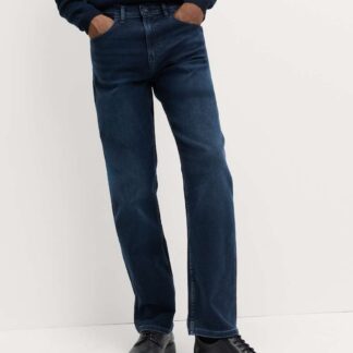M&S Straight Fit Comfort Stretch Jeans Blue/Black