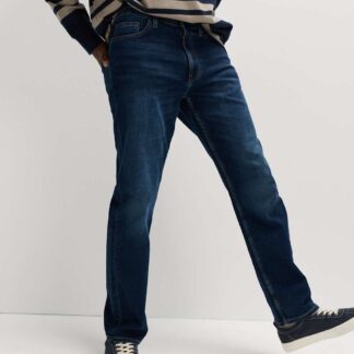 M&S Straight Fit Comfort Stretch Jeans Dark Indigo