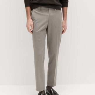 M&S Tailored Fit Trousers Neutral