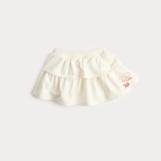M&S Toy Story™ Denim Ruffle Skirt (2-8 Yrs) Ecru
