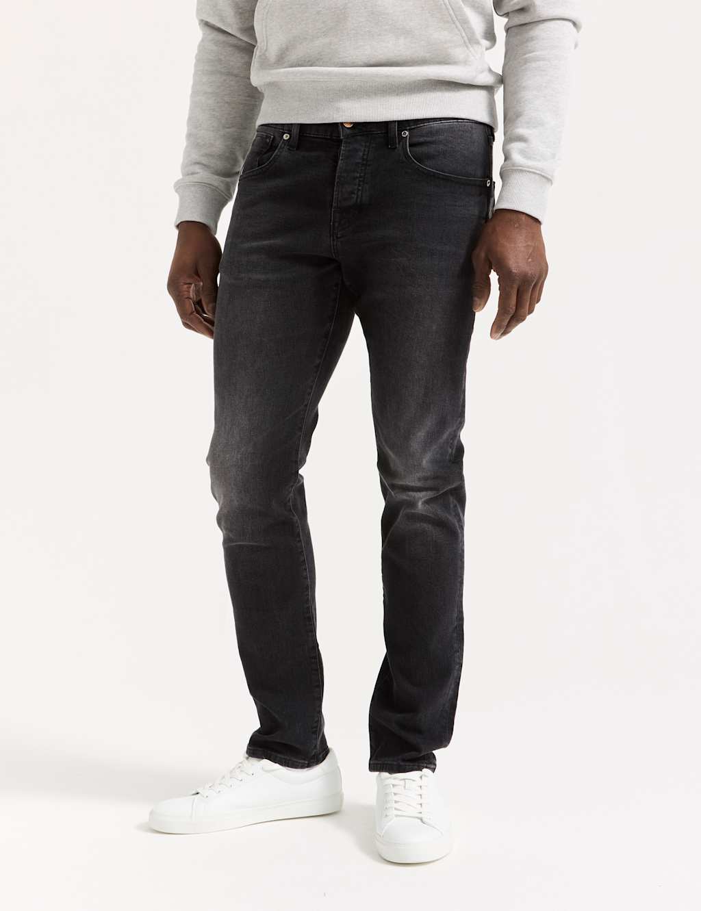Scotch & Soda Slim Fit 5 Pocket Jeans Black