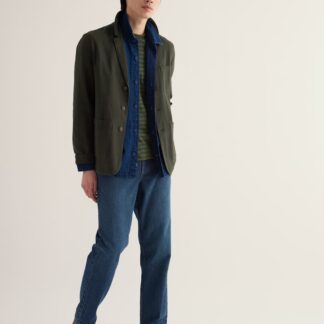 Seasalt Cornwall Pure Cotton Denim Tapered Fit Jeans Blue
