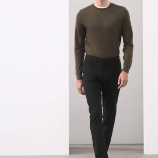 Autograph Slim Fit Performance Twill 5 Pocket Trousers Black