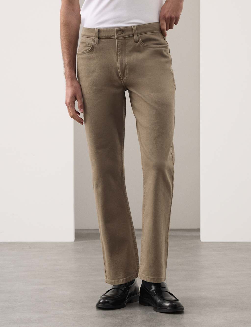 Autograph Straight Fit 360 Flex Stretch Jeans Mole