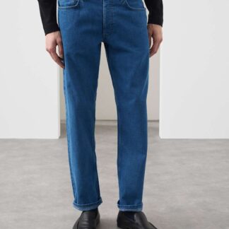 Autograph Straight Fit Lightweight Selvedge Jeans Blue