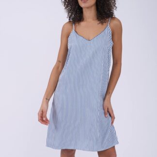Cyberjammies Striped Strappy Short Nightdress Blue Mix