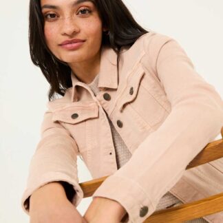 FatFace Denim Jacket Pink