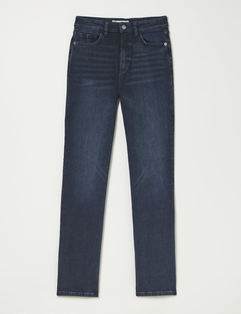 FatFace High Waisted Straight Leg Jeans Blue Denim