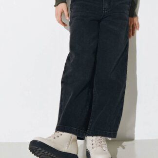 Kids Only Denim Wide Leg Jeans (8-14 Yrs) Black