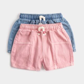 M&S 2 Pack Denim Shorts (0-5 Yrs) Multi