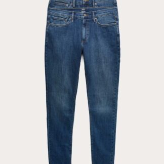 M&S 2 Pack Slim Fit Stretch Jeans Blue Denim