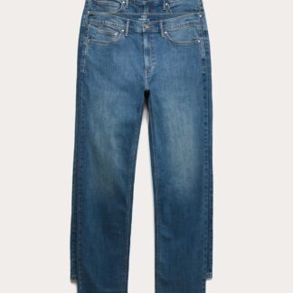 M&S 2 Pack Straight Fit Stretch Jeans Blue Denim