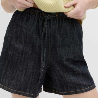 M&S Cotton Rich Shorts Dark Indigo
