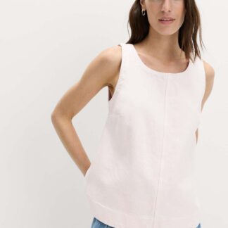 M&S Denim Tank Top Peach