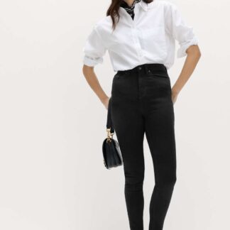M&S Ivy Supersoft High Waisted Skinny Jeans Black