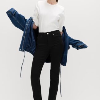 M&S Sienna Straight Leg Jeans Black Mix