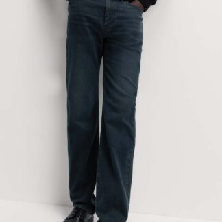M&S Straight Fit Stretch Jeans Smokey Blue