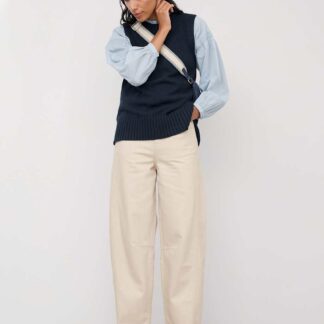 Seasalt Cornwall Barrel Ankle Grazer Jeans Natural