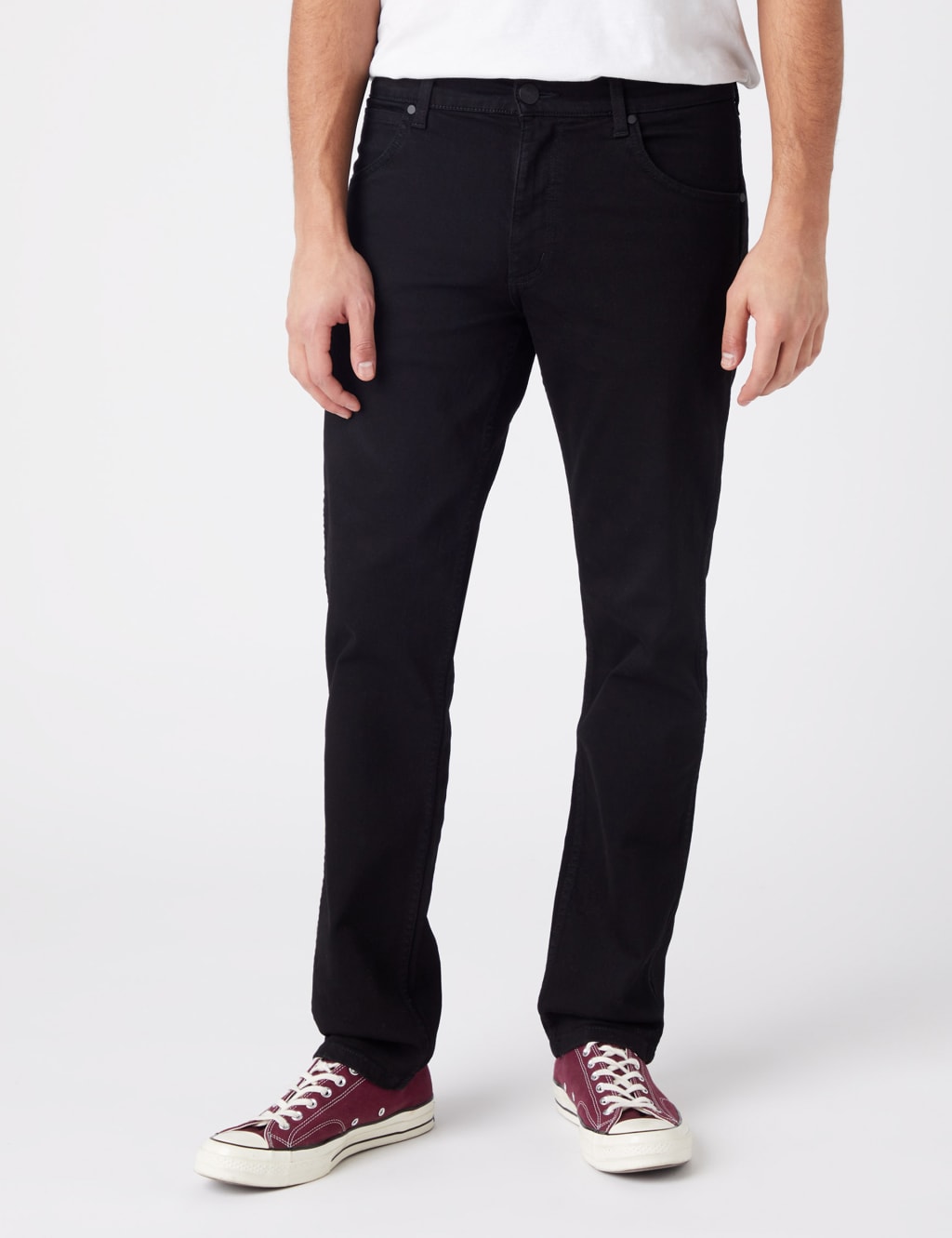 Wrangler Straight Fit Greenborough Jeans Black