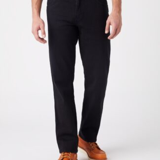 Wrangler Straight Fit Texas 5 Pocket Jeans Black