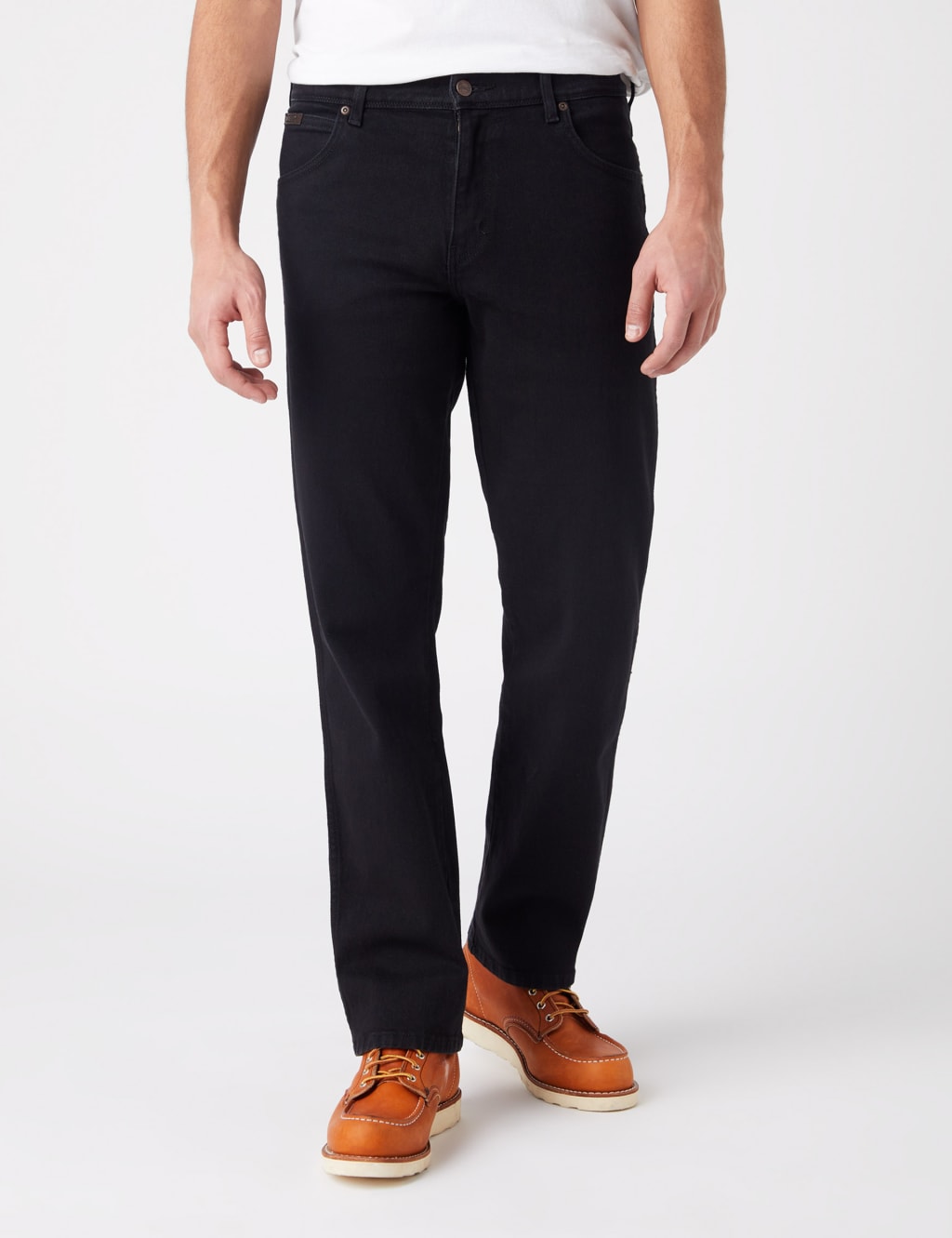 Wrangler Straight Fit Texas 5 Pocket Jeans Black